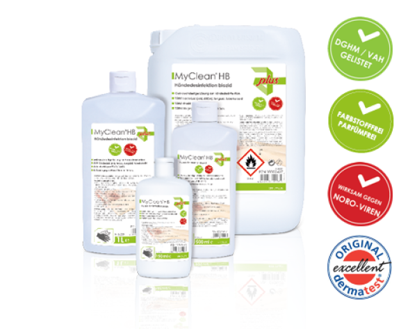 MyClean HB Händedesinfektion biozid, 1000 ml